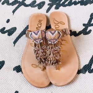 Sam Edelman Anella Multi beaded Sandals